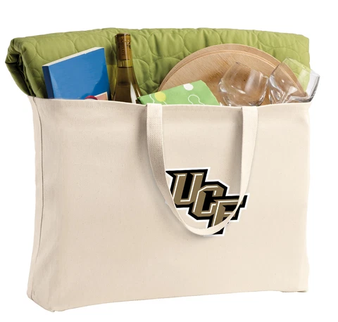 University of Central Florida Canvas Tote UCF Reusable Shopper MOTHER'S DAY GIFT Cover