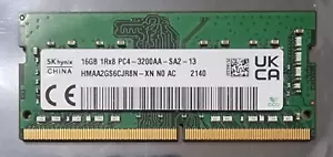 SK Hynix PC4-25600 PC4 3200AA 16GB 1X16GB DDR4 1RX8 3200MHz 260pin Memory Ram - Picture 1 of 1