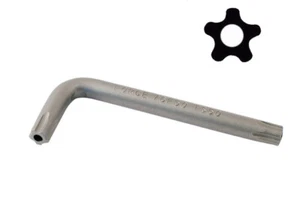 Force Taiwan S2 5-Sided Point Star Tamperproof L Key Wrench Individual TS10-TS50 - Picture 1 of 3