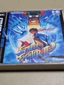 Street Fighter 2 II Dash Hu NEC PC EngineCard Capcom Japan - Picture 1 of 3