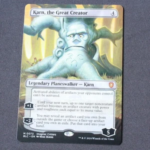 Karn, the Great Creator (Borderless) 73 NM MTG Commander: Bloomburrow Mythic - Picture 1 of 2