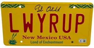 Bob Odenkirk Signed License Plate LWYERUP Breaking Bad Autograph Beckett Holo - Picture 1 of 2