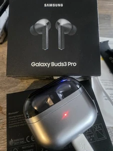 Samsung Galaxy Buds3 Pro Silver Pro 3 Cuffie Bluetooth ORIGINALI - Foto 1 di 3