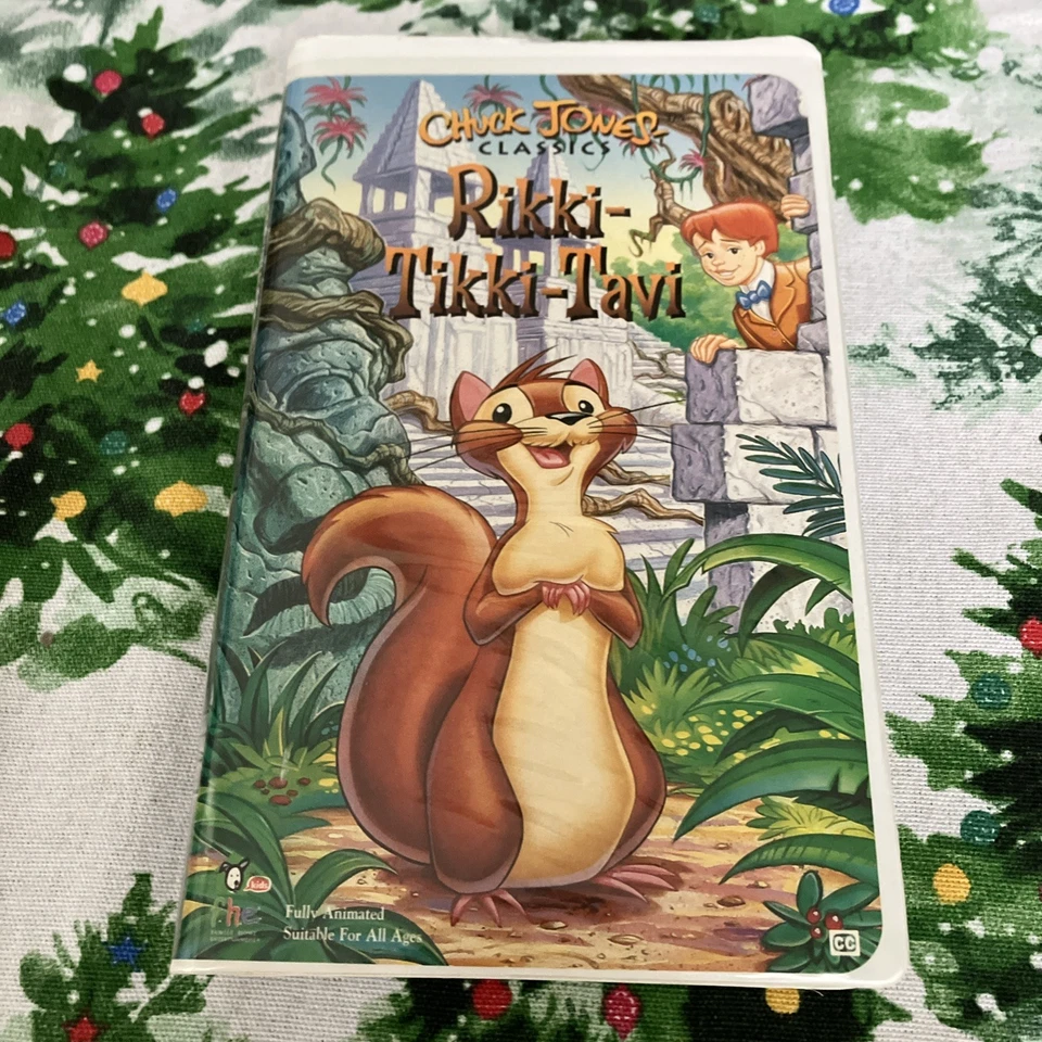 Rikki Tikki Tavi VHS Video Tape 1999 Animated Clamshell Chuck Jones Orson Welles - Image 1 of 3