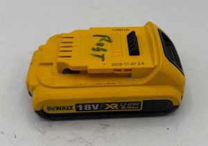 Original DEWALT DCB183 2,0Ah 18V XR Elektrowerkzeug Lithium-Ionen Akku - Gelb GEBRAUCHT - Bild 1 von 6