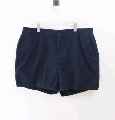 Lane Bryant высоты хлопок эластичный пояс черный шорты плюс (20) новый без ЯРЛЫКОВ! - Изображение 1 из 4