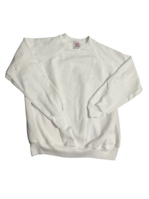 Vintage Hanes Get Way Cuello Redondo Blanco Talla Mediana  Foto 1 de 4