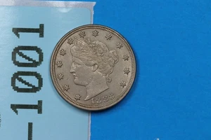 1883 5C LIBERTY V NICKEL EARLY US TYPE COIN RAW-1001 - Picture 1 of 2