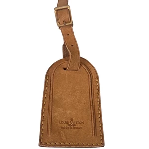 Louis Vuitton Kofferanhänger braun Leder mit goldenen Beschlägen - Bild 1 von 5