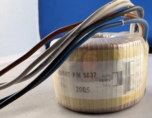 Event 5037 Toroidal Transformer – 100 V Primary / Split 48 V Output – New - Picture 1 of 2