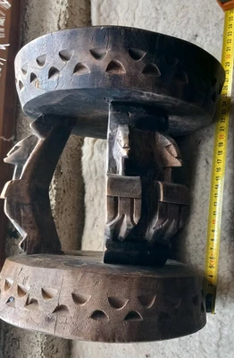 tabouret dogon africain  H 26cm Mali - Photo 1/4