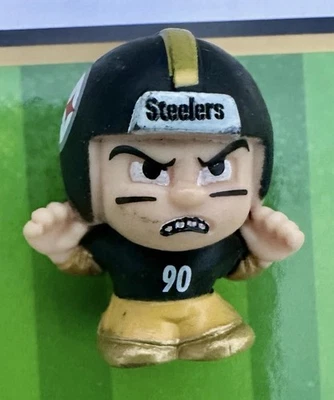 NFL TeenyMates Team Tandems TJ Watt & James Harrison Pittsburgh Steelers Foto 1 de 4