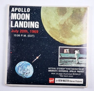 View-Master Apollo Moon Landing July 20th, 1969- 3 reel packet B 663 - Picture 1 of 4