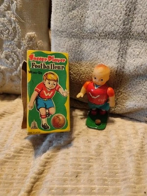 jouet mécanique Automate Footballeur ancien Fonctionne  - Photo 1/4