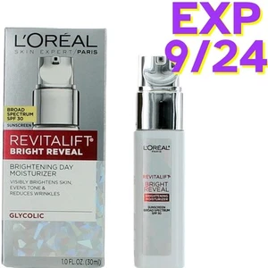 L'Oreal Revitalift Bright Reveal LSF 30 Feuchtigkeitscreme 1oz SIEHE BILD FÜR DATUM - Bild 1 von 1