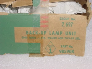 NOS 1964 Chevelle El Camino & Wagon Backup Lamp Kit #985908 Group 2.697 - Picture 1 of 3