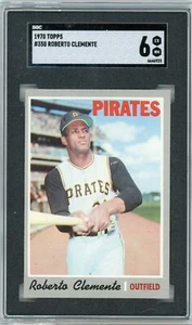 1970 Topps #350 Roberto Clemente Card SGC 6 Pirates - Picture 1 of 2