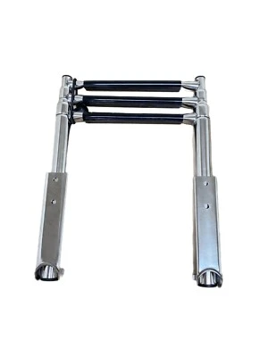 Garelick EEz-In sobre plataforma escalera, telescópica de 3 pasos con elástico de fijación Foto 1 de 4