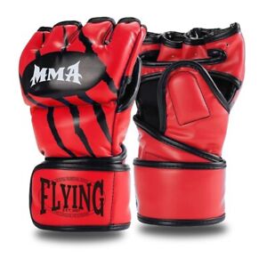 Guantes de Boxeo MMA Figth Boxing Gloves Training Half Finger Kickboxing Box Men