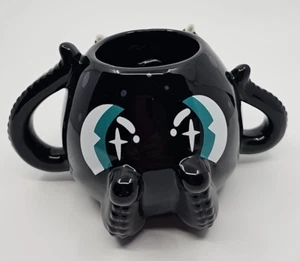 Killstar Coffee Mug Large XL Cthulhu Goth Punk Ceramic Black Demon Big Eyes NIB - Picture 1 of 10