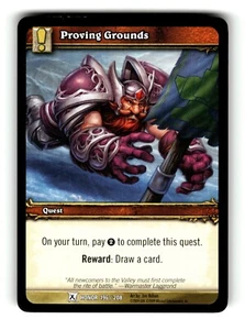 World of Warcraft TCG Fields of Honor Trading Card Proving Grounds #196 C - Picture 1 of 4