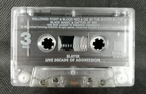Slayer Decade Of Aggression Live Cassette Tape Two Side 3&4 Only No Case Nice - Picture 1 of 4