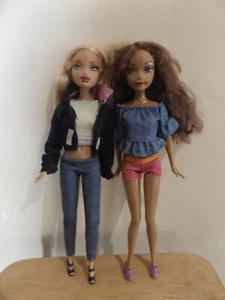 2 My Scene dolls - 1 facial movement doll - 1 normal- dressed with shoes - Picture 1 of 4
