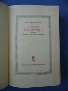 SALVATORE DI GIACOMO-LE POESIE E LE NOVELLE+IL TEATRO E LE CRONACHE-DUE VOLUMI - Picture 1 of 6