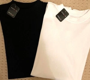 Men's Long Sleeve T-Shirt Galaxy by Harvic White or Black Sizes M to 6X - Picture 1 of 7