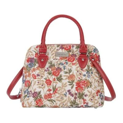Signare Tapestry Ladies Flower Meadow Convertible Bag Top-Handle Bag for Women - Image 1 of 4
