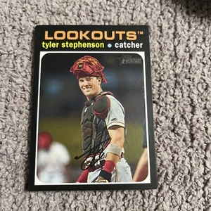 2020 Topps Heritage Minor League Tyler Stephenson #30 Chattanooga Lookouts Reds - Picture 1 of 1