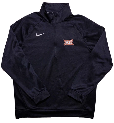 NIKE Big 12 Conference 1/2 Zip Pullover UCF BYU Cincinnati TCU WVU Large L Cover