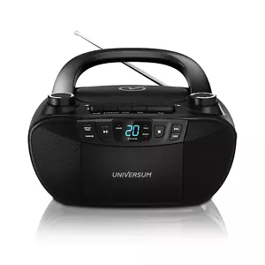 Universum BB 200 - tragbarer CD-Player mit Radio und Kassette - Boombox mit AUX - Bild 1 von 8