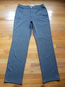 Croft & Barrow Damen grau 5 Taschen Größe 8 Stretch strukturiert Freizeit/Arbeitshose - Bild 1 von 7