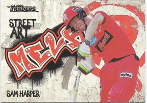 2020 / 21 CA Cricket Traders Street Art (SA10) Sam HARPER Renegades - Picture 1 of 1