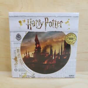 Harry Potter 1000 Piece Puzzle Hogwarts On Fire Jigsaw Puzzle - New