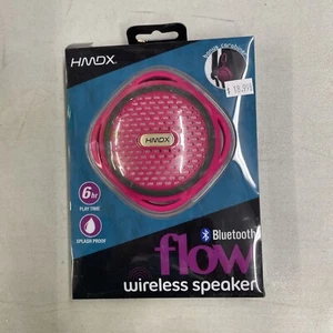 New HMDX Bluetooth Flow Wireless Speaker Pink Incredible Sound Compact Design - Picture 1 of 2