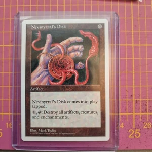 Magic the Gathering MTG Nevinyrral's Disk Artifact Core Set 5th Edition Rare- - Bild 1 von 1