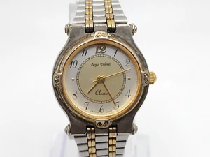 Sergio Valente Classic Quarzuhr Damen neue Batterie bicolor verstellbar 23mm - Bild 1 von 14