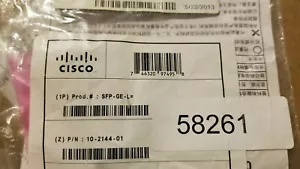 New CISCO SFP-GE-L TRANSCEIVER (We buy and sell Cisco) - Picture 1 of 1