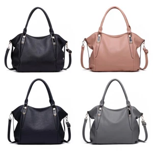 Hobo Bags for Women Leather Top Handle Shoulder Handbag with Crossbody Strap - Picture 1 of 31