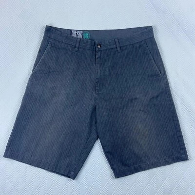 Volcom Frickin Chino 22" Stripe Size 36 Gray Mens Shorts - Image 1 of 4