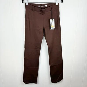 NWT BetaBrand Yoga Dress Pants Chocolate Brown Size S - Picture 1 of 4