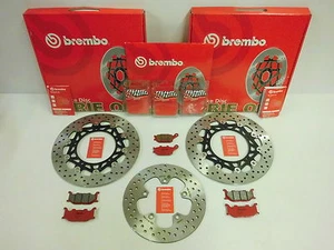 Brembo Bremsscheiben + Sinter Bremsbeläge vorne + hinten FZ6 Fazer 600 + ABS - Picture 1 of 1