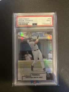 1999 Finest Refractor Frank Thomas #25 PSA 9 - Picture 1 of 2