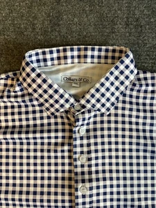 Neu ohne Etikett Kragen und Co Kragen Polo Golf Shirt Herren 2XL XXL weiß blau lila kariert - Bild 1 von 8