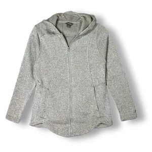 Eddie Bauer Damen Radiator Fleece Pullover Gr. L Kapuze Full Zip Neutral Jacke - Bild 1 von 14