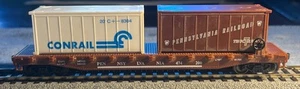 HO Scale Lima Flat Car With Container Load. Metal Wheels & KD’s - Picture 1 of 6