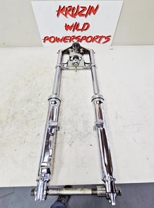 1993 HARLEY SOFTAIL Forks Triple Tree Suspension Chrome - Picture 1 of 17