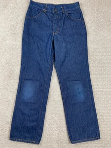 Jeans Sears Vintage Años 70 Adulto Talla 30x28 Husky Perma-Prest Azul Denim Scovill - Imagen 1 de 11